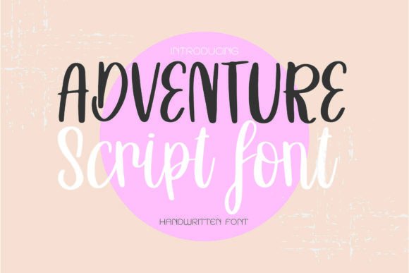Adventure Script: Elevating Editorial Design with Elegant Handwritten Typography