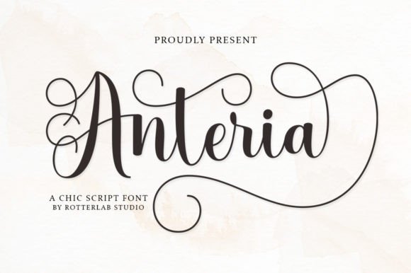 Anteria Script: Elevating Editorial Design with Romantic Typography