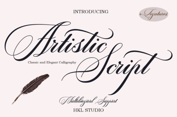 Artistic Script: Elevating Editorial Design with Modern Calligraphy Typography