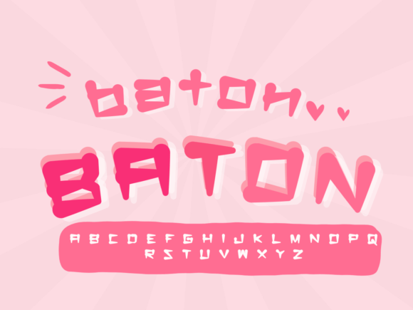 Baton: A Sweet Handwritten Font for Makers and Creative Sellers