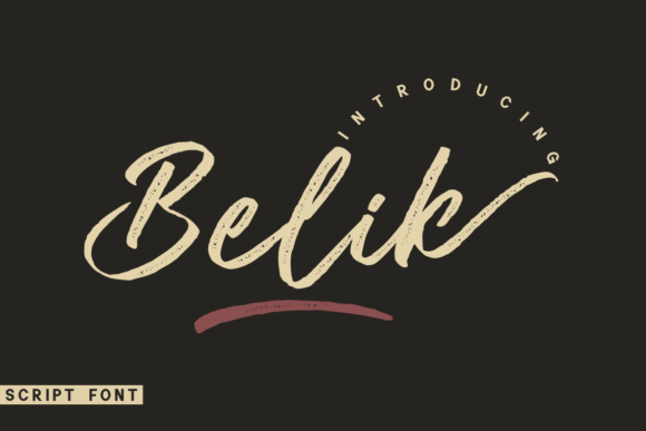 Belik: A Handwritten Font That Brings Life to Crafted Labels and Artful Designs