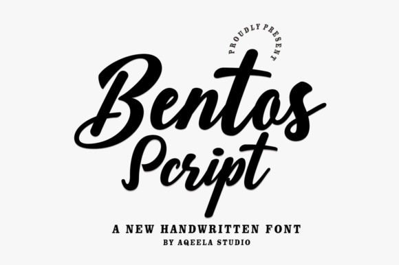 Bentos Script: A Designer’s Go-To Handwritten Typeface for Expressive Branding
