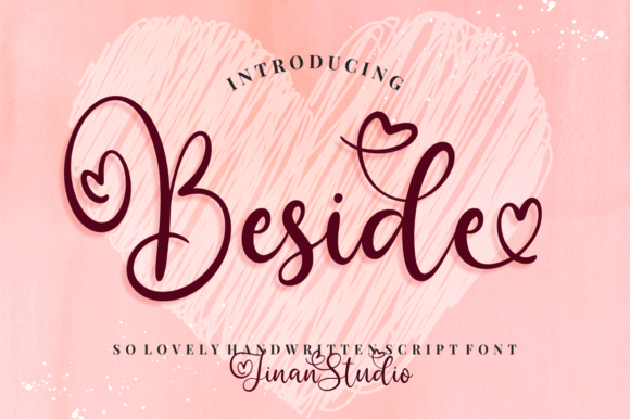 Beside Script: A Romantic Handwritten Font for Makers and Sellers
