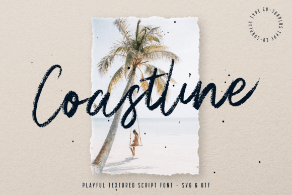 Coastline: A Textured Script Typeface for Thoughtful Editorial Design