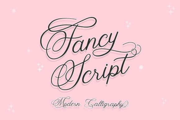 Elegant Branding with the Fancy Script Font