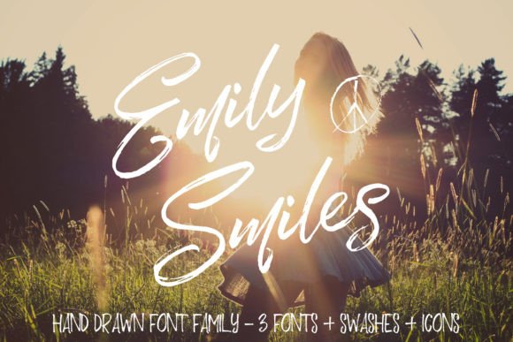 Emily Smiles: A Handcrafted Script Font That Elevates Small Business Branding