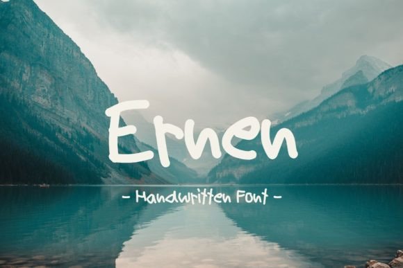 Ernen: A Handwritten Script Font That Feels Fun and Friendly
