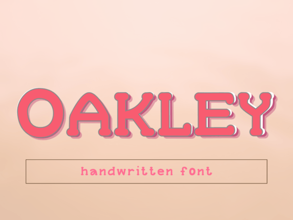 Exploring the Charm of Oakley: A Handwritten Font for Modern Branding