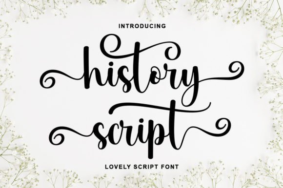History Script Font: Elevating Web Design with Elegant Handwritten Typography