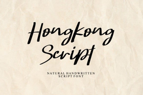 Hongkong Script: A Handwritten Font That Brings Personality to Editorial Design