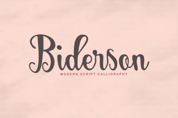 How Biderson Script Elevates Small Business Branding with Elegant Typography