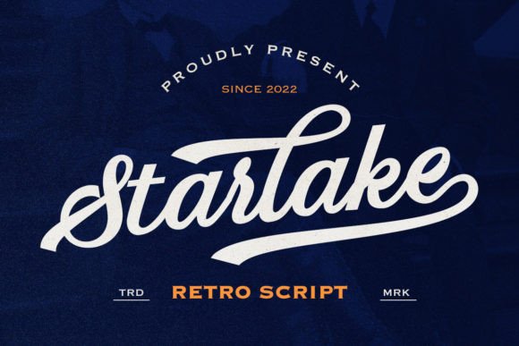 How Starlake - Retro Script Gave My Café Brand a Stylish New Look