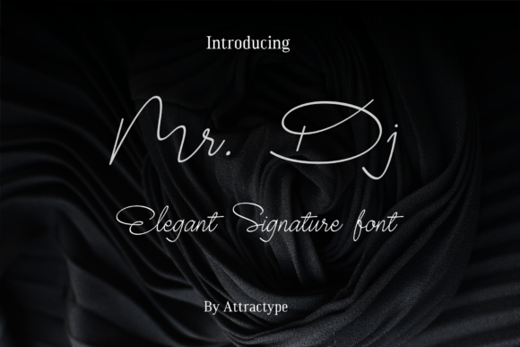 Mr. Dj Font: Elevate Your Brand with a Stylish Script Typeface
