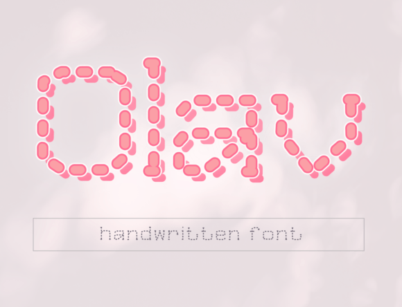 Olav: A Playful Handwritten Font That Brings Charm to Your Craft Designs