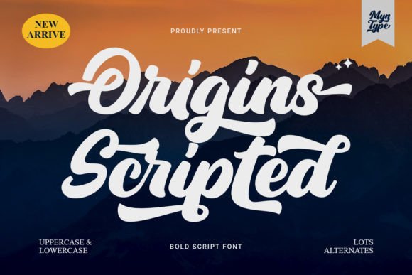 Origins Script: A Bold Yet Refined Font for Modern Campaign Design