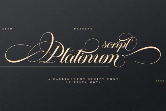 Platinum Script: A Typeface for Elegant Editorial Design