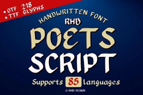 Poets Script: A Modern Handwritten Font for Digital and Print Design