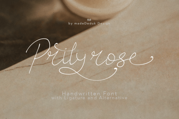 Prilyrose Script: A Timeless Handwritten Font for Editorial Design and Digital Publishing