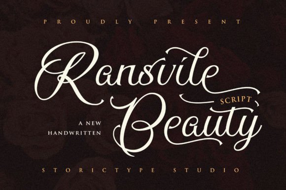 Ransvile Beauty Script: Elevating Web Design with Vintage Elegance