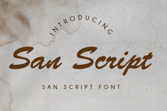 San Script: A Handmade Seller’s Best Friend for Authentic Typography