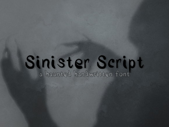 Sinister Script: A Hauntingly Beautiful Font for Crafters & Sellers