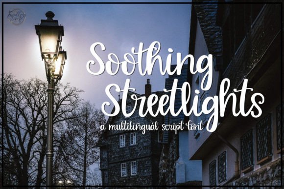 Soothing Streetlights: A Script Font for Warm, Approachable Branding