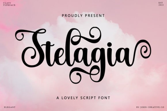 Stelagia Script: A Designer’s Review of This Elegant Handwritten Typeface