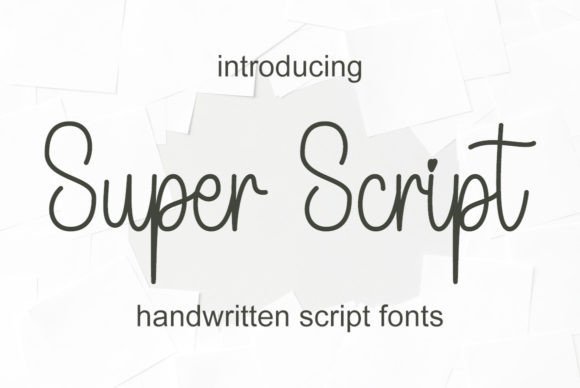 Super Script: A Whimsical Handwritten Font That Elevates Web Design