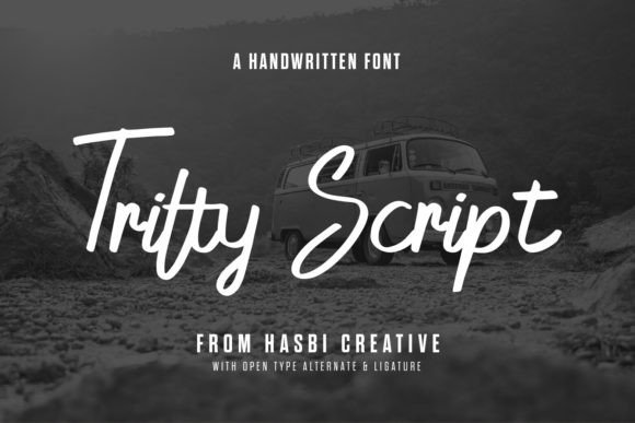 Tritty Script: A Sweet Handwritten Font for Branding Projects